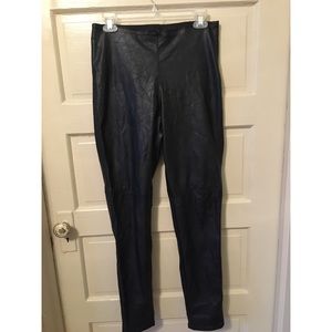 Divided Leather Leggings